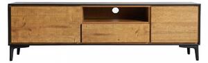 Tv skříňka sabraso 145 x 40 cm černo-přírodní