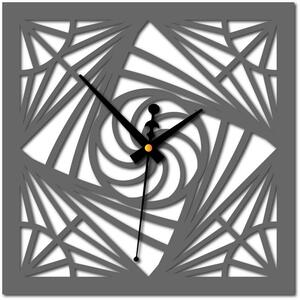Stylesa - Moderní nástěnné hodiny mozaika plexisklo i černé X0082