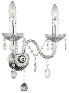 Toolight Nástěnné svítidlo Klasic D62 EBT017-2W transparent