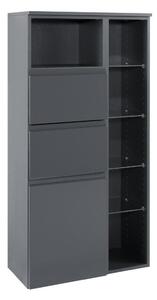 MIDI SKŘÍŇKA, barvy grafitu, 65/130/35 cm Held - Koupelnové série, Online Only