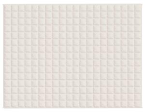 Zátěžová deka světle krémová 150 x 200 cm 7 kg textil