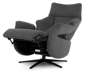 Polohovací křeslo šedé, elektrické TV-B3973 GREY2