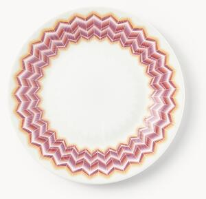Sada snídaňových talířů z kostního porcelánu Fine Bone China Jarris, 6 dílů