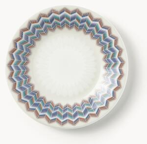 Sada dezertních talířů z kostního porcelánu Fine Bone China Jarris, 6 dílů