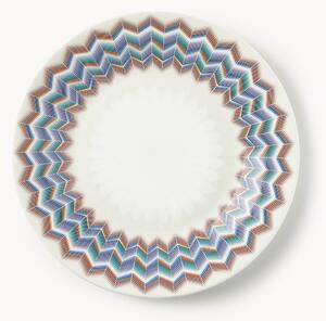 Sada snídaňových talířů z kostního porcelánu Fine Bone China Jarris, 6 dílů