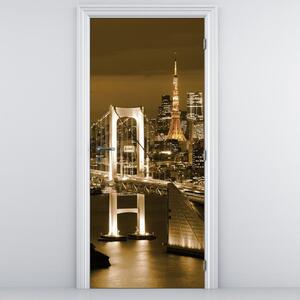Fototapeta na dveře - most v Tokiu (95x205cm)