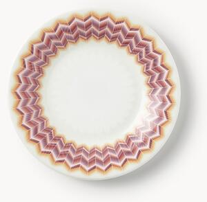 Sada dezertních talířů z kostního porcelánu Fine Bone China Jarris, 6 dílů