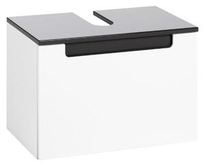 SKŘÍŇKA POD UMYVADLO, antracitová, bílá, bílá, 60/40/35 cm Held - Koupelnové série, Online Only