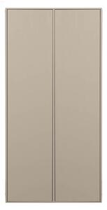 ŠATNÍ SKŘÍŇ DARIA DOUBLE 200 X 100 CM BÉŽOVÁ