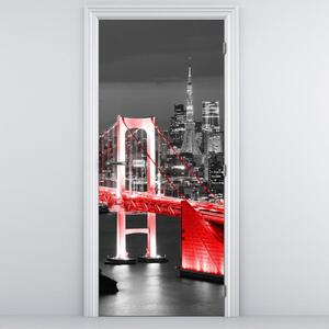 Fototapeta na dveře - most v Tokiu (95x205cm)