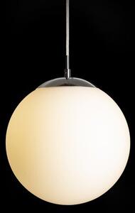 LUNA 25 závěsná opálové sklo/chrom 230V LED E27 15W - RED - DESIGN RENDL