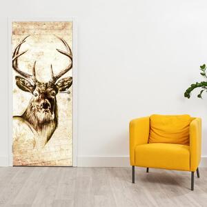 Fototapeta na dveře - velký jelen (95x205cm)