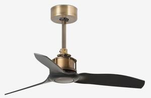 JUST FAN XS, starozlatá/černá, stropní ventilátor 81cm - FARO