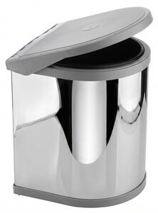 Vestavný odpadkový koš Elletipi RING - na dvířka, 12 L, nerez ocel, PPI607/1 12 L C10
