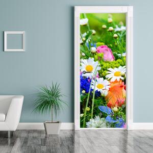 Fototapeta na dveře - Květiny (95x205cm)