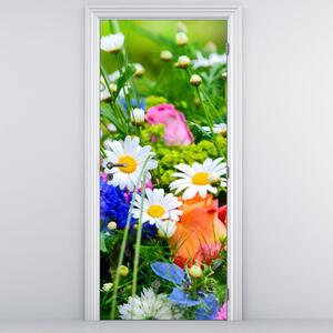 Fototapeta na dveře - Květiny (95x205cm)