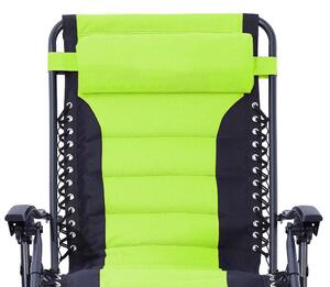Delux nulová gravitační zahradní židle, ve více barvách-zelená