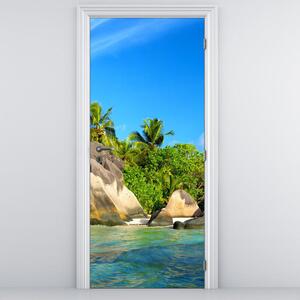 Fototapeta na dveře - Seychely (95x205cm)
