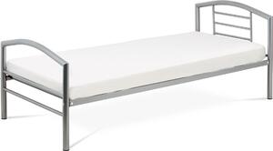 Autronic Kovová postel BED-1900 SIL 90x200, šedá