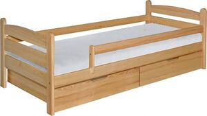 Casarredo Dětská postel MALVY s úložným prostorem | barva: dol borovice natural