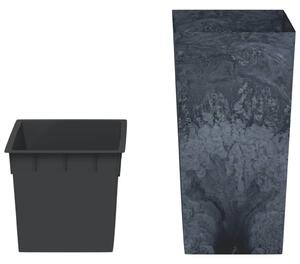 Truhlík s odnímatelnou vložkou antracit 21 / 49 l PP beton