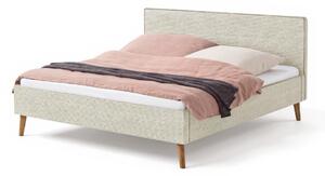 MEISE MÖBEL TWISTER beige, 180x200 cm, Čalouněná postel, manželské dvojlůžko
