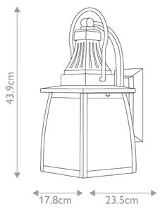 Hinkley HK-MONTAUK-M - Venkovní nástěnné svítidlo MONTAUK 2xE14/60W/230V IP44