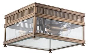 Elstead HOLBORN-F-DB - Venkovní stropní svítidlo HOLBORN 2xE27/60W/230V IP44