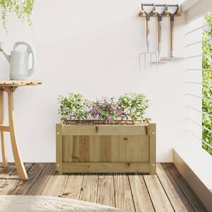 Zahradní truhlík 60 x 31 x 31 cm impregnované borové dřevo