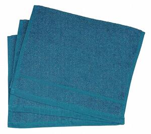 Měkoučký froté ručník Sofie. Rozměr ručníku je 30x50 cm. Barva azurově modrá