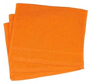 Měkoučký froté ručník Sofie. Rozměr ručníku je 30x50 cm. Barva oranžová