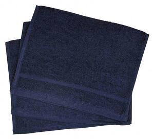 Měkoučký froté ručník Sofie. Rozměr ručníku je 30x50 cm. Barva marine modrá