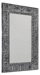 Sapho UBUD zrcadlo ve vyřezávaném rámu, 70x100cm, šedá