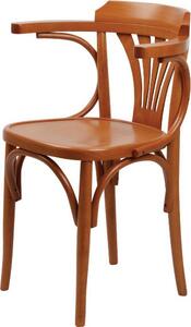 Bradop Dřevěná jídelní židle JAROSLAVA Z162, buková | Provedení: OT - Ořech tmavý