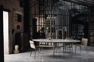 BONTEMPI - Oválný stůl Glamour, různé velikosti