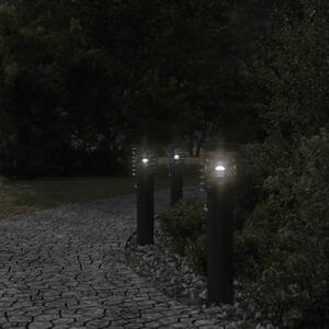 Venkovní stojací lampa s čidlem černá 60 cm nerezová ocel