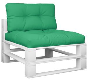 Podušky na palety 2 ks zelené textil