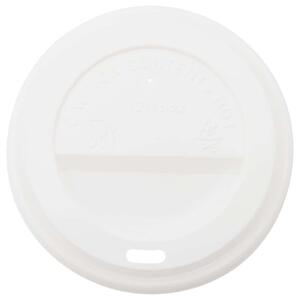 Papírové víčka na kávu Ø90 mm 12oz and 16oz 1000 pcs bílé plast