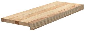 Nášlapy na schody 2 ks neošetřené 70x30x2 cm masivní dub