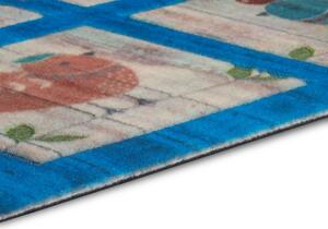 Mujkoberec Original Protiskluzová rohožka Mujkoberec Original 105409 Blue Multicolor - 45x70 cm