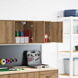 Garážové nástěnné skříně 2 ks dub artisan kompozitní dřevo