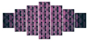 Obraz fialové textury (210x100 cm)