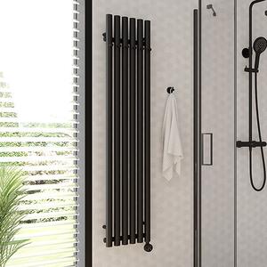 Oltens Stang koupelnový radiátor designově 150x31.5 cm černá mat 55022300
