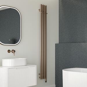 Oltens Stang koupelnový radiátor designově 180x20.5 cm měděná kartáčovaný 55012610
