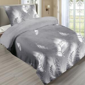 Povlečení mikroflanel Pírka 140x200+70x90