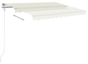 Automatická zatahovací markýza 300 x 250 cm krémová