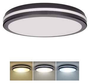 Solight LED osvětlení Gari, 44W, 3960lm, 3CCT, IP65, 40cm, černá WO821-B