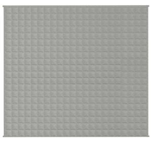 Zátěžová deka šedá 200 x 225 cm 9 kg textil