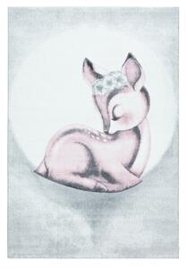 Hans Home | Dětský kusový koberec Bambi 850 pink - 160x230