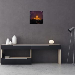 Obraz ohňostroje v Asii (30x30 cm)
